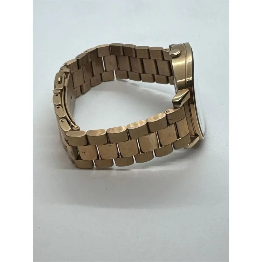 Fossil Idealist ES4195 Unisex Rose Gold Stainless Steel Analog Dial Watch JNA360